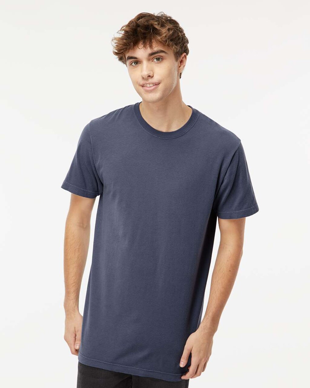 Vintage Garment-Dyed Crewneck T-Shirt for Casual Retro & Everyday Lifestyle Wear